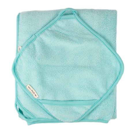 Bath Towel & Detailing Cloth Set Aqua