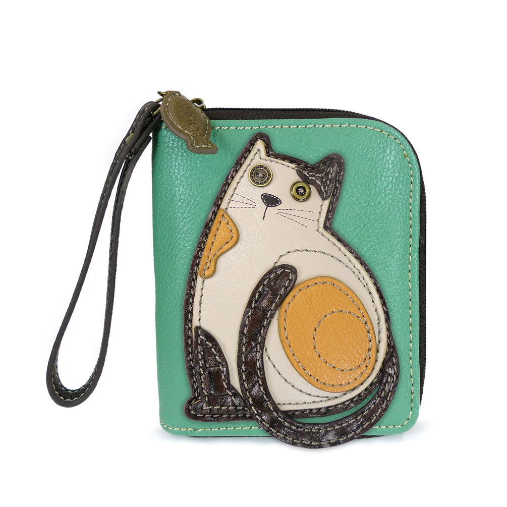 Lazy Cat Zip Wallet