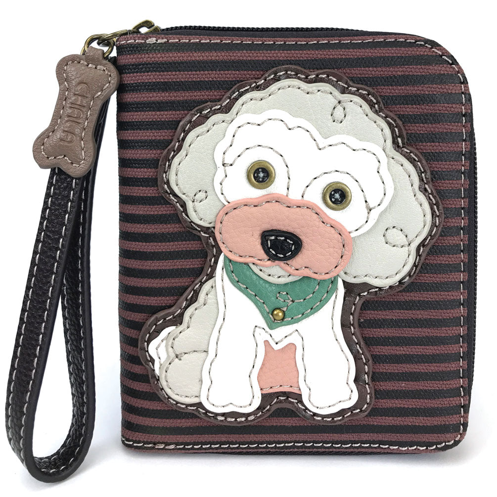 Poodle Zip Wallet