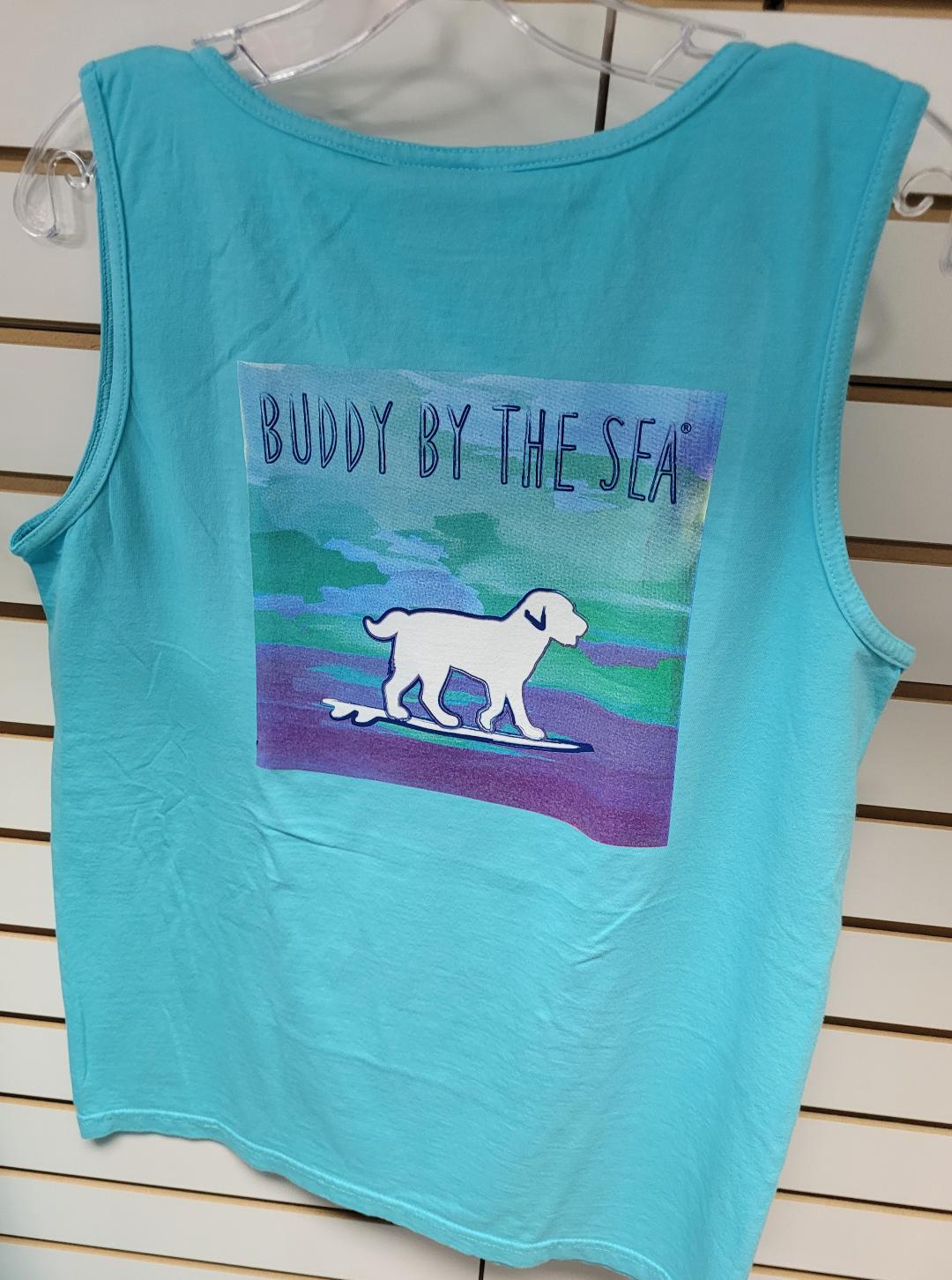 Buddy By The Sea Aqua Tank Top
