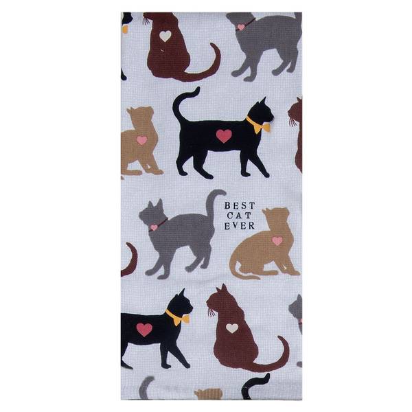 Best Cat Ever Dual Purpose Kitchen Towel