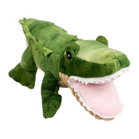 Plush Gator Dog Toy 15"