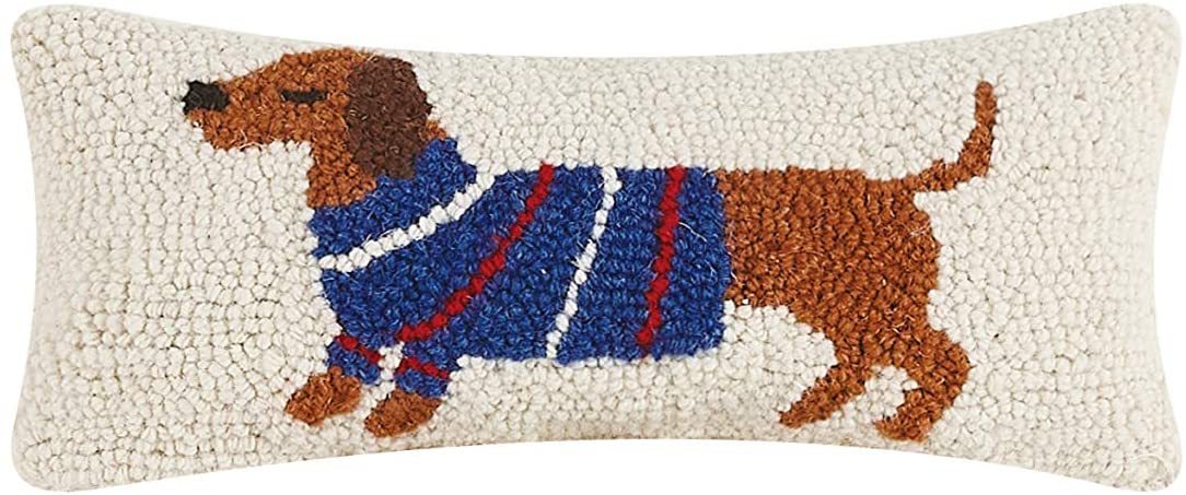 Dachshund Needlepoint store Pillow