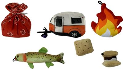 Camping Cat Teaser Toy Attachments