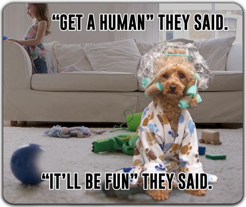 Get a Human Dog Coaster