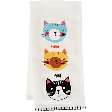 Meow Flour Sack Kitchen Towel
