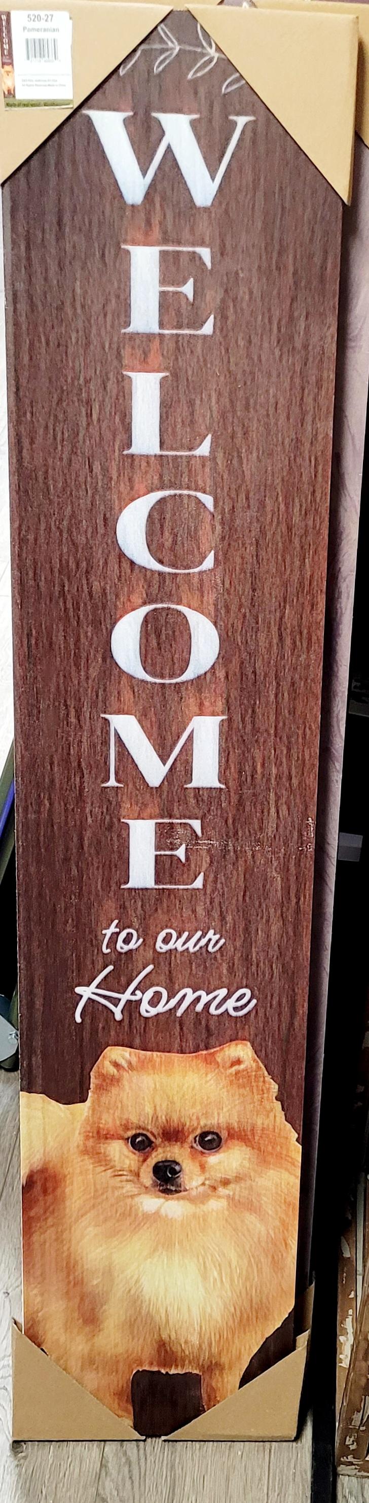 Porch Board - Dog Breed Welcome