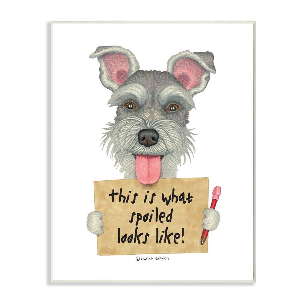 Spoiled Scotty Wall Plaque