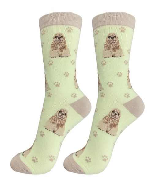 Happy Tails Socks-Cocker Spaniel