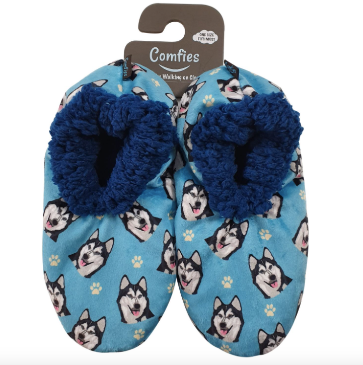 Pet Lover Slippers-Siberian Husky