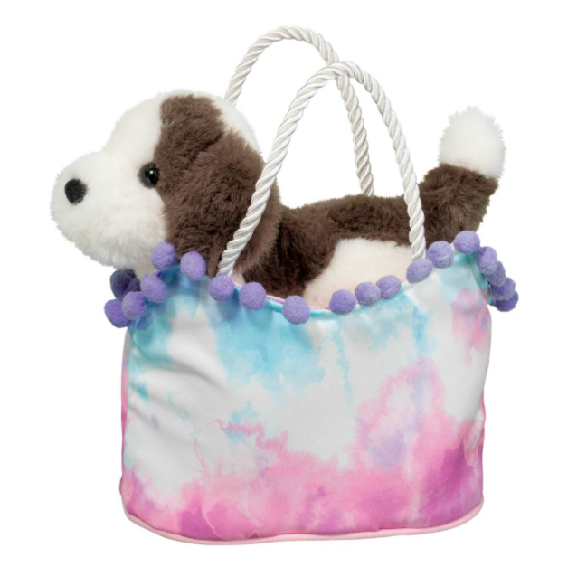 Ombre Clouds Sassy Sak with Dog Plush