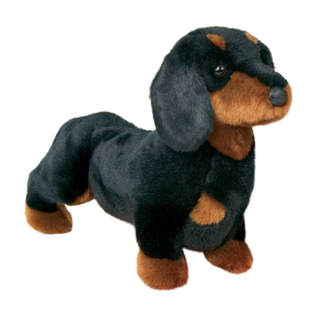 Spats Black & Tan Dachshund Plush