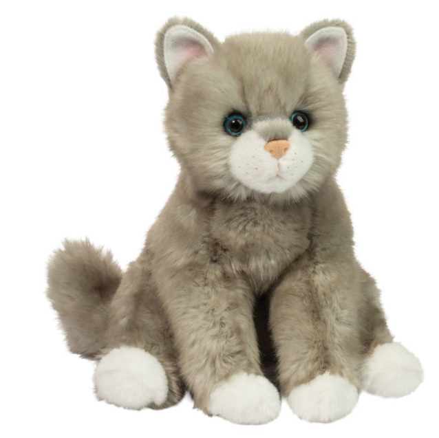 Rita Floppy Grey Cat Plush