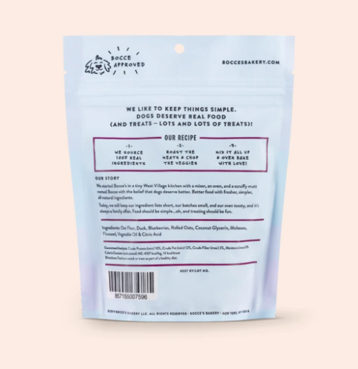 Bocce's Bakery Soft & Chewy Treats-Quack, Quack, Quack