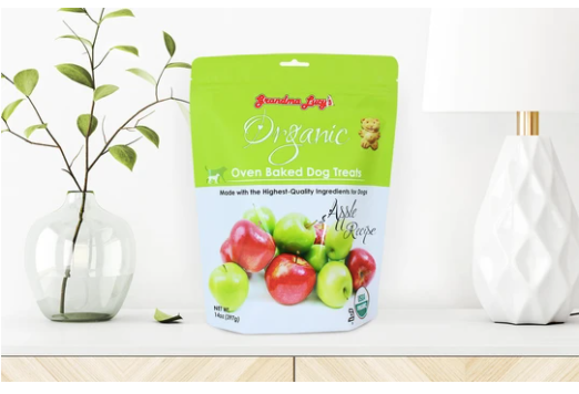 Grandma Lucy's Organic Oven Baked Treats-Apple 14oz