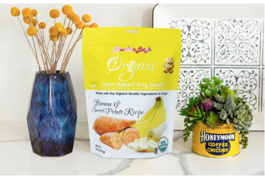Grandma Lucy's Organic Oven Baked Treats-Banana & Sweet Potato