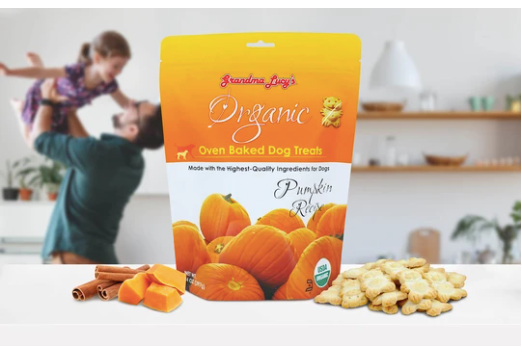 Grandma Lucy's Organic Oven Baked Treats-Pumpkin 14oz