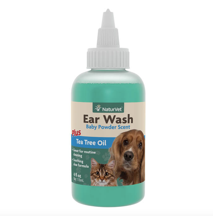 NaturVet Ear Wash Tea Tree Oil Drops