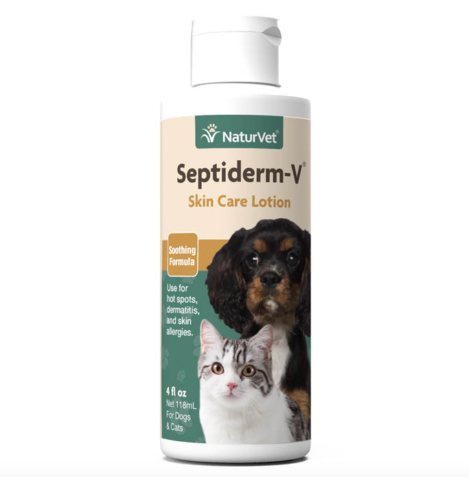 NaturVet Septiderm-V Skin Care Lotion