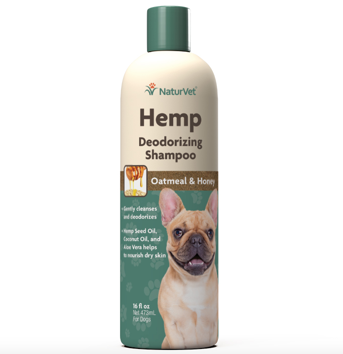 NaturVet Hemp Deodorizing Shampoo