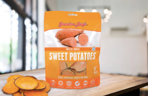 Grandma Lucy's Freeze-Dried Dog Treat-Sweet Potato Thins
