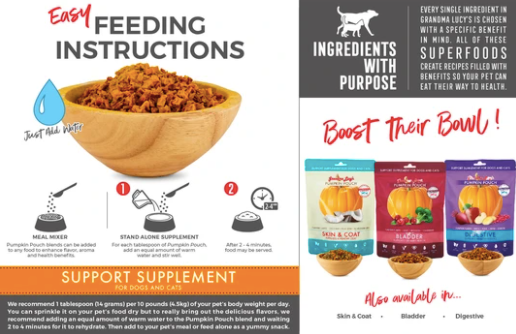 Grandma Lucy's Pumpkin Pouch-Inflammation