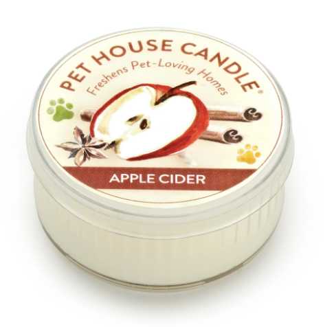 One Fur All Pet House Mini Candle-Apple Cider
