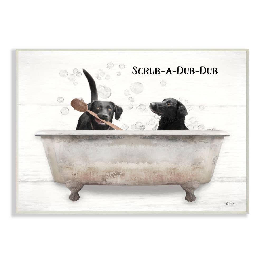 Scrub a Dub Dub Wall Plaque