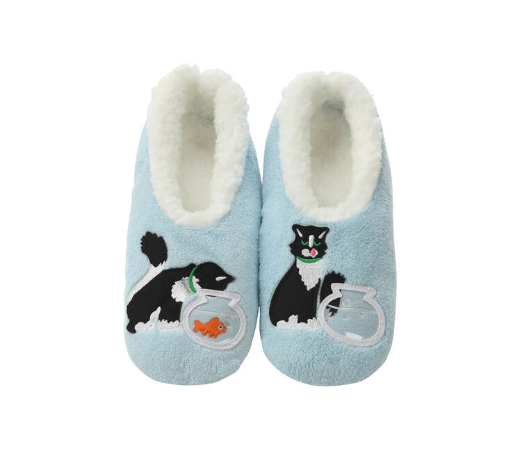 Snoozies Blue Cat Bowl