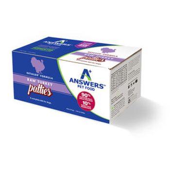 Answers Detailed Formula Raw Patties: LOCAL PICKUP ONLY