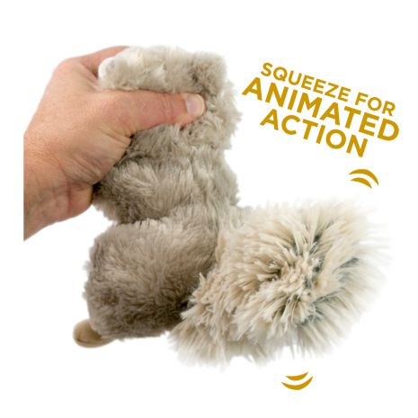 Plush Squirrel Twitchy Tail 7"