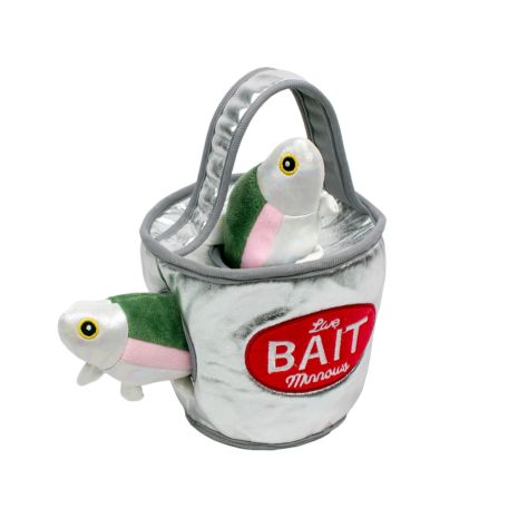 Bait Bucket w/2 Minnows 9"
