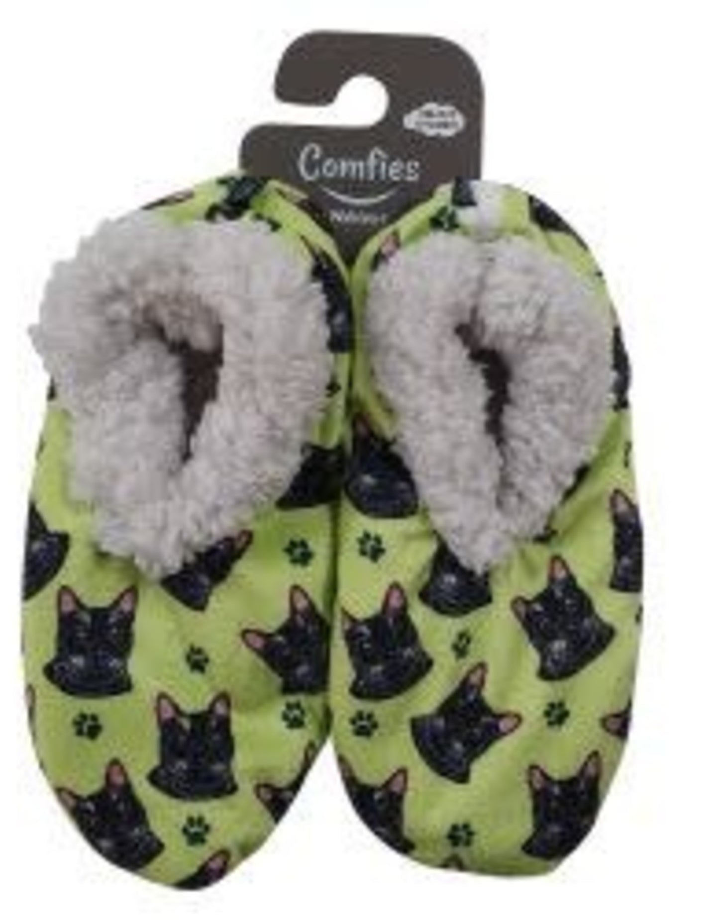 Pet Lover Slippers-Black Cat