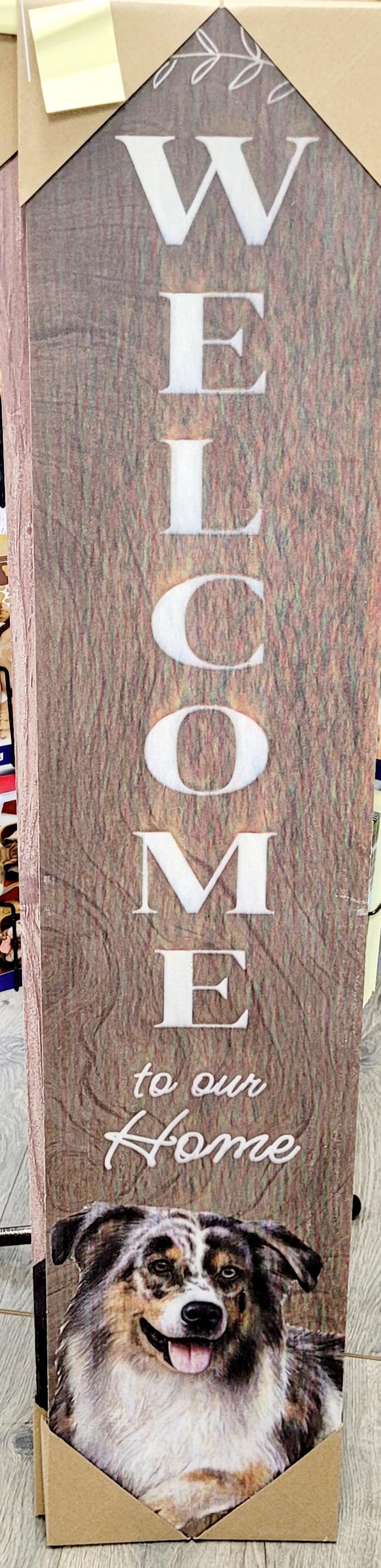 Porch Board - Dog Breed Welcome