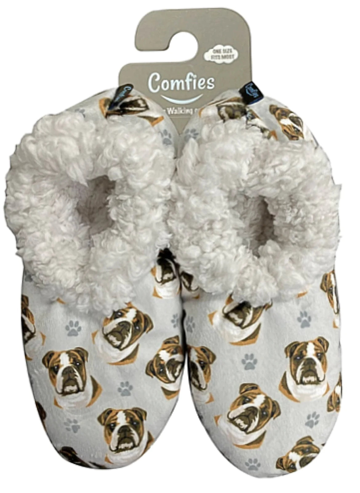 Pet Lover Slippers-Bulldog
