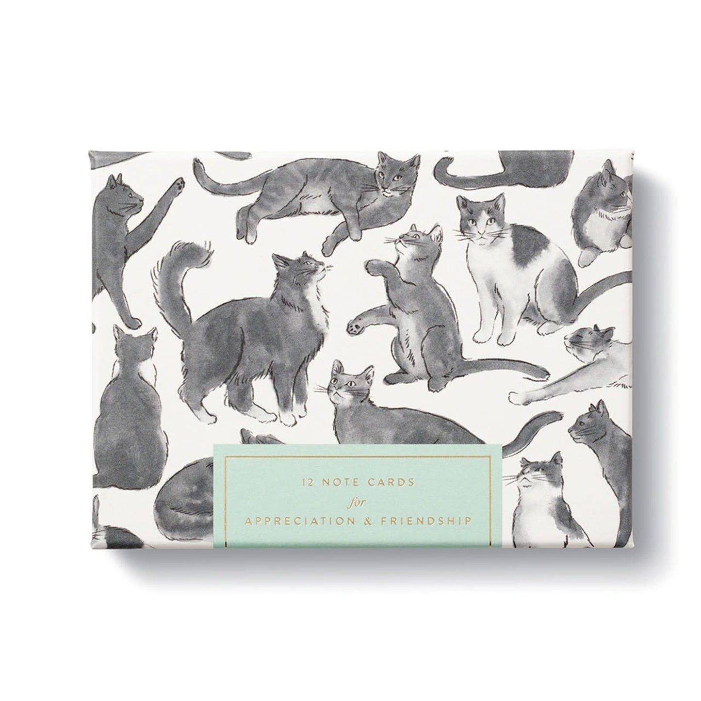 Cat Friend Appreciation Note Card Sets