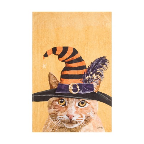 C&F Kitchen Towel- Witch Cat Chuck