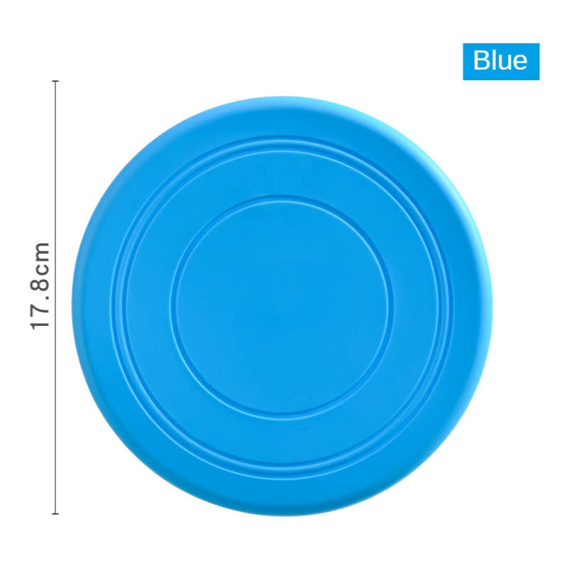 Soft Non-slip Silicone Flying Saucer Resistant Chew Dog Toy