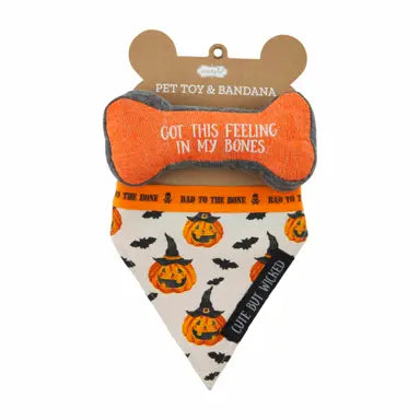 Feeling In My Bones Pet Toy & Dog Bandana