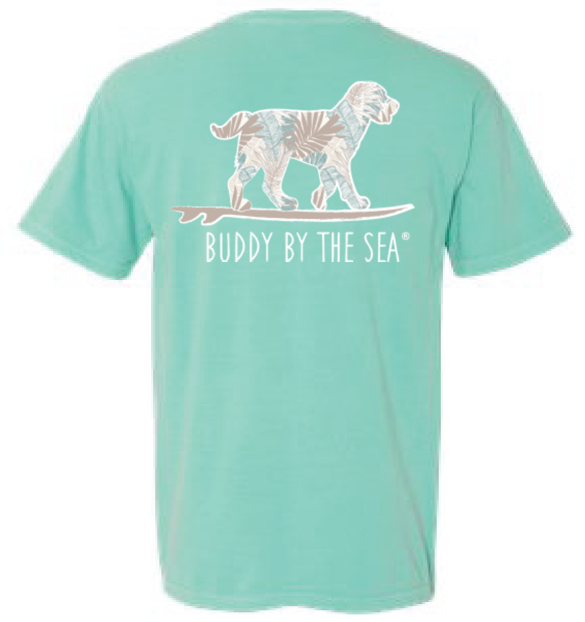 Buddy Fern Print Short Sleeve Green
