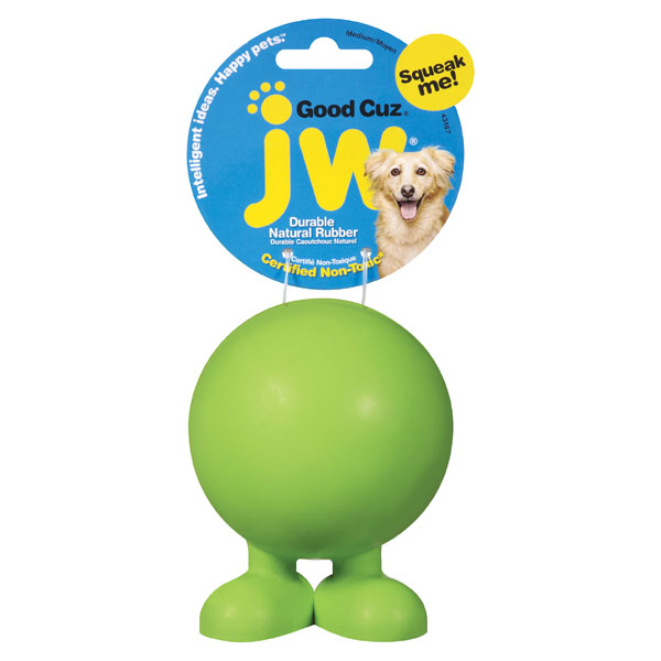 JW Pet Good Cuz Rubber Dog Toy