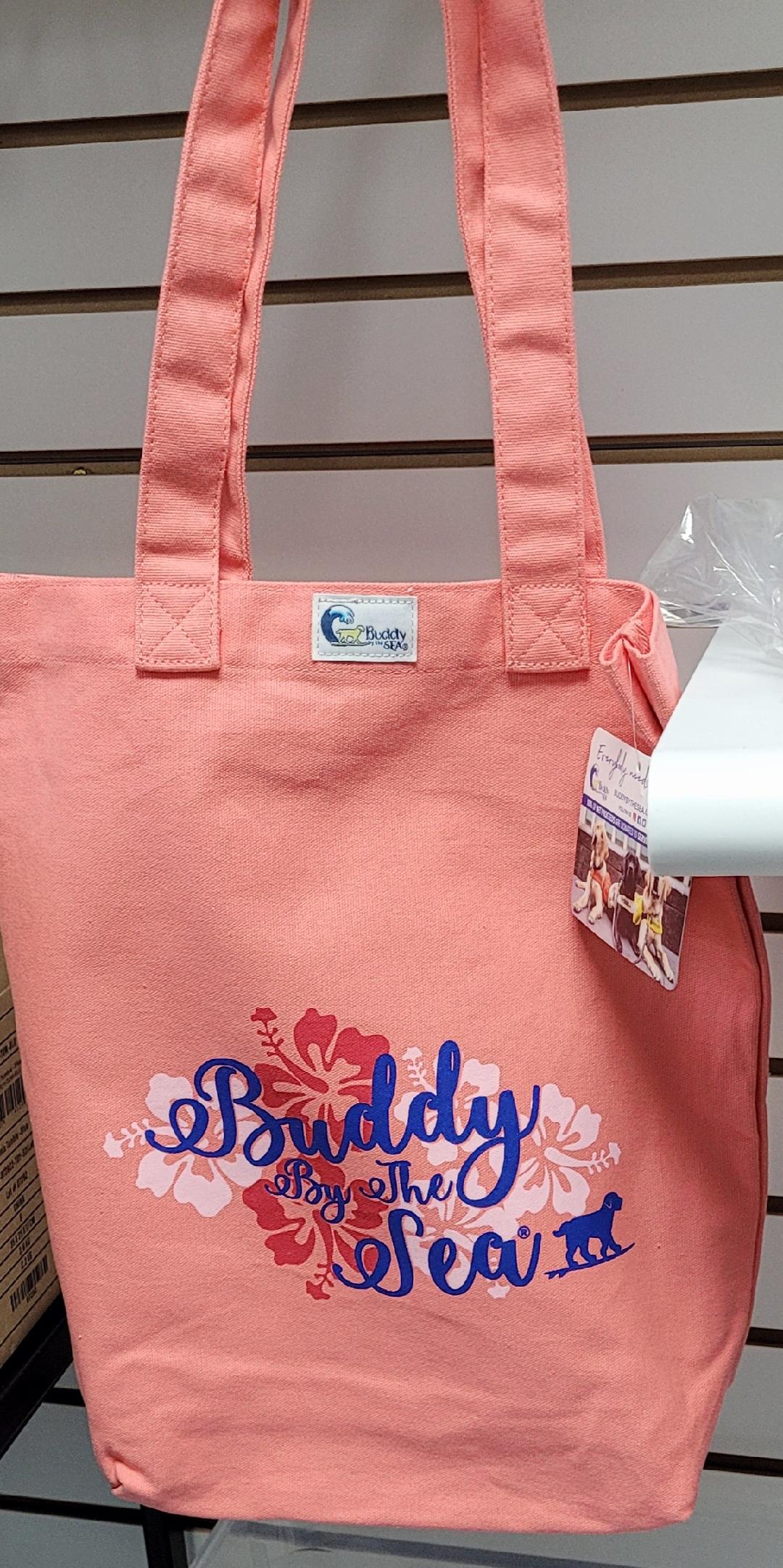 Buddy By The Sea Canvas Tote Bags
