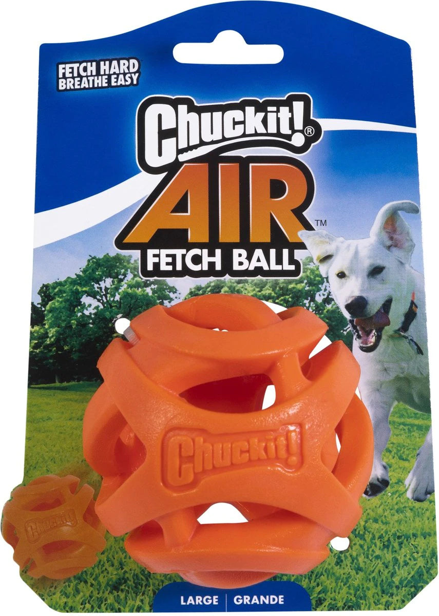 Chuckit Breathe Right Fetch Ball Dog Toy-Large