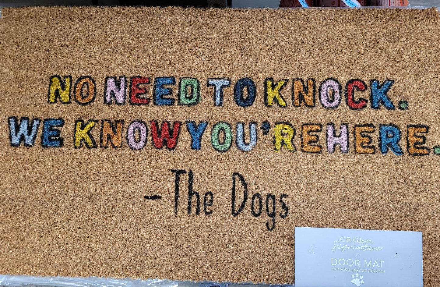 Outdoor Mat - No Need To Knock