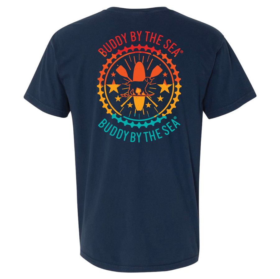 Buddy Rainbow Row Short Sleeve Tee