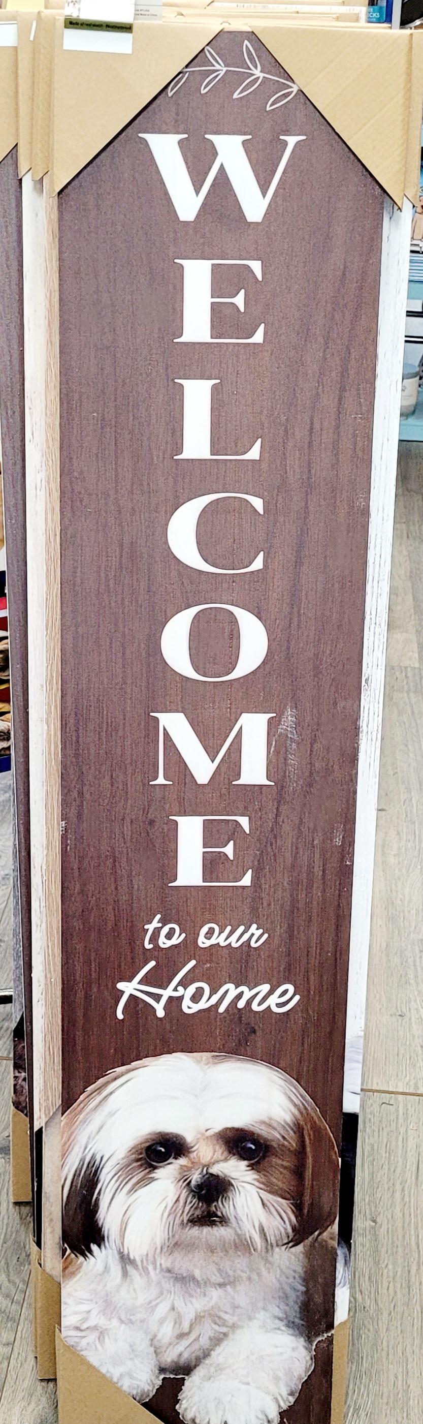 Porch Board - Dog Breed Welcome
