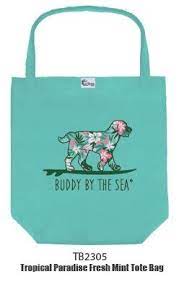 Buddy By The Sea Canvas Tote Bags