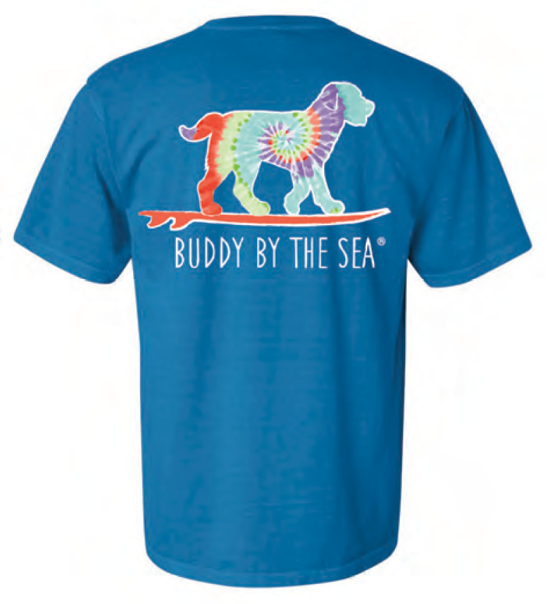 Buddy Tie Dye Short Sleeve Blue