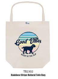 Buddy By The Sea Canvas Tote Bags