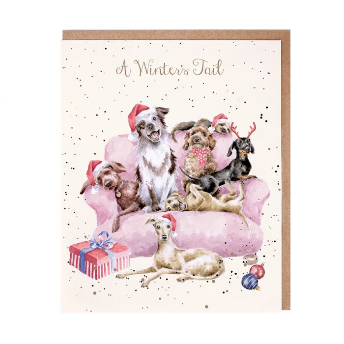 A Winter's Tail Christmas Greeting Card